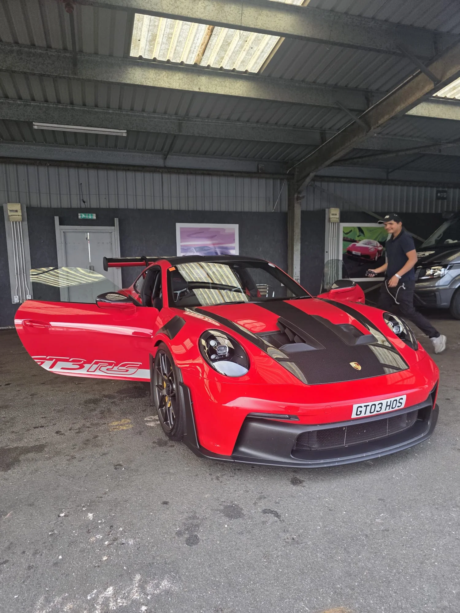 Porsche 911 GT3 RS at a premium Scottish motorsport event