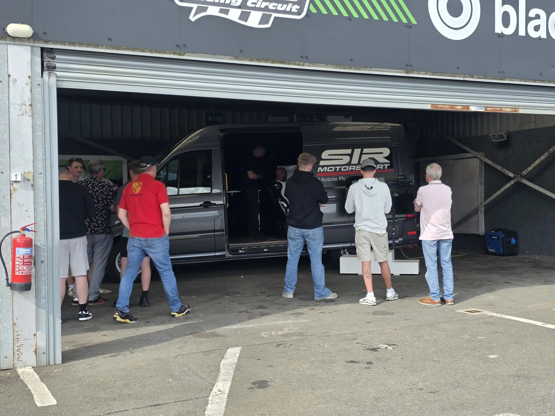 Professional SIR Motorsport corporate simulator activation